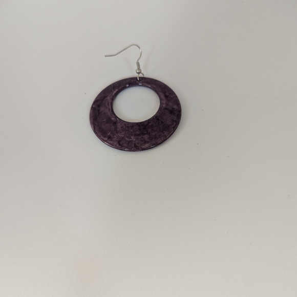 Fulltilt Stylish Purple Earrings - Picture 2 of 2